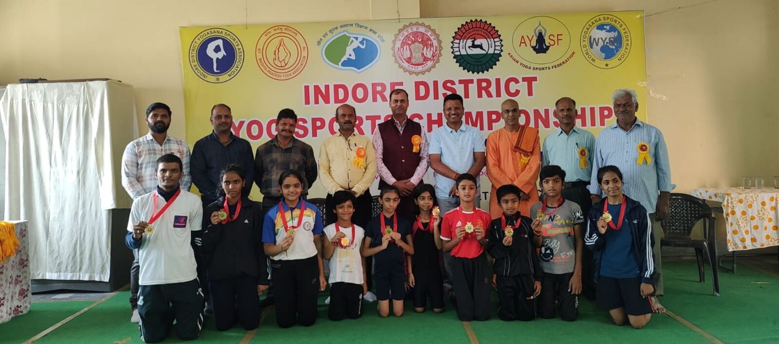 Indore Sports Update: Tennis Club Celebrates International Yoga Day